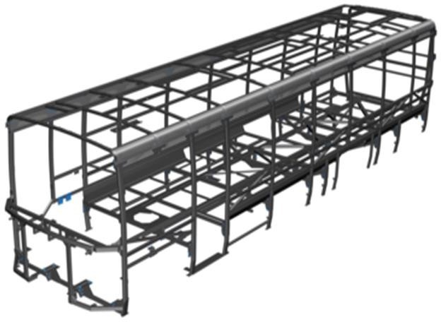 Industrial Frame Structure Assembly